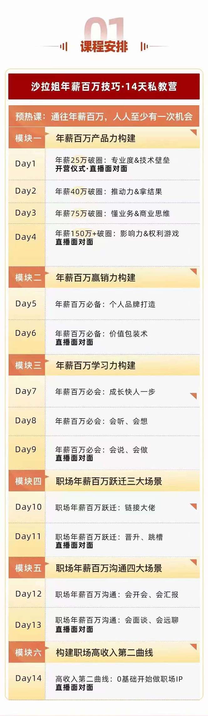 通往百万年薪之路·陪跑训练营:职场外挂/年薪百万技巧/职业规划定制/等等 通往百万年薪之路·陪跑训练营:职场外挂/年薪百万技巧/职业规划定制/等等