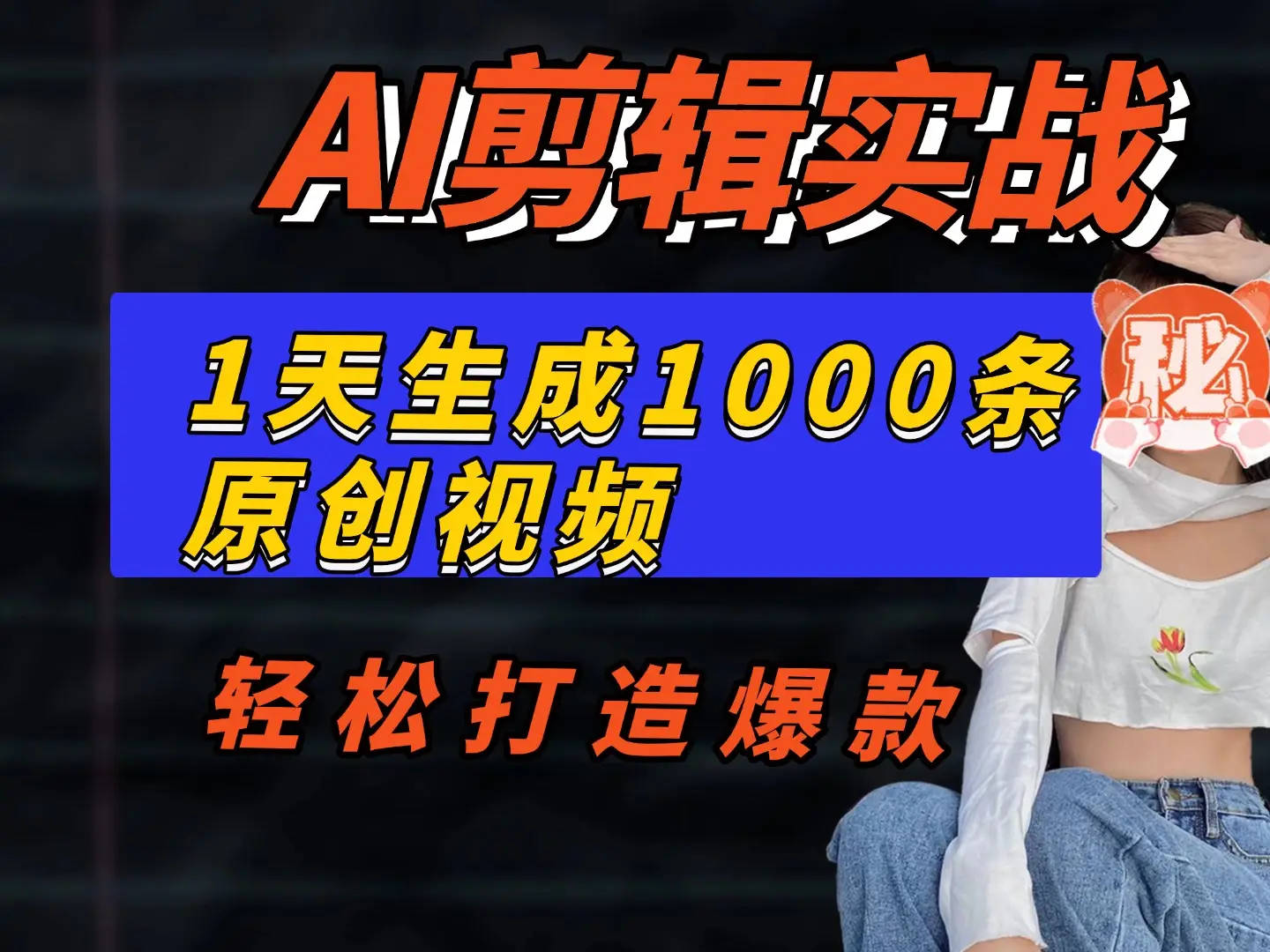 【AI剪辑实战】一天批量生成1000条冥想短视频,轻松打造爆款!-资源之家 【AI剪辑实战】一天批量生成1000条冥想短视频,轻松打造爆款!-资源之家