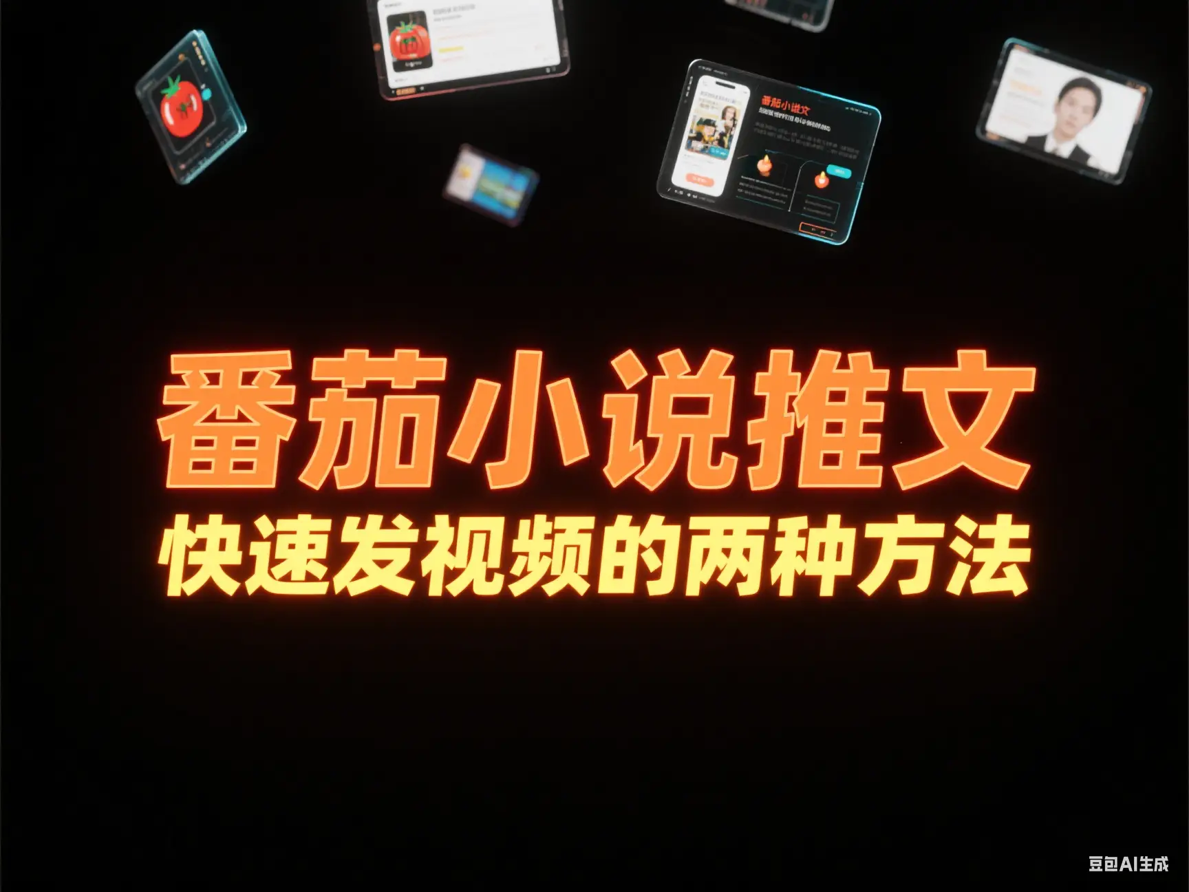 番茄小说推文 快速发视频的两种方法