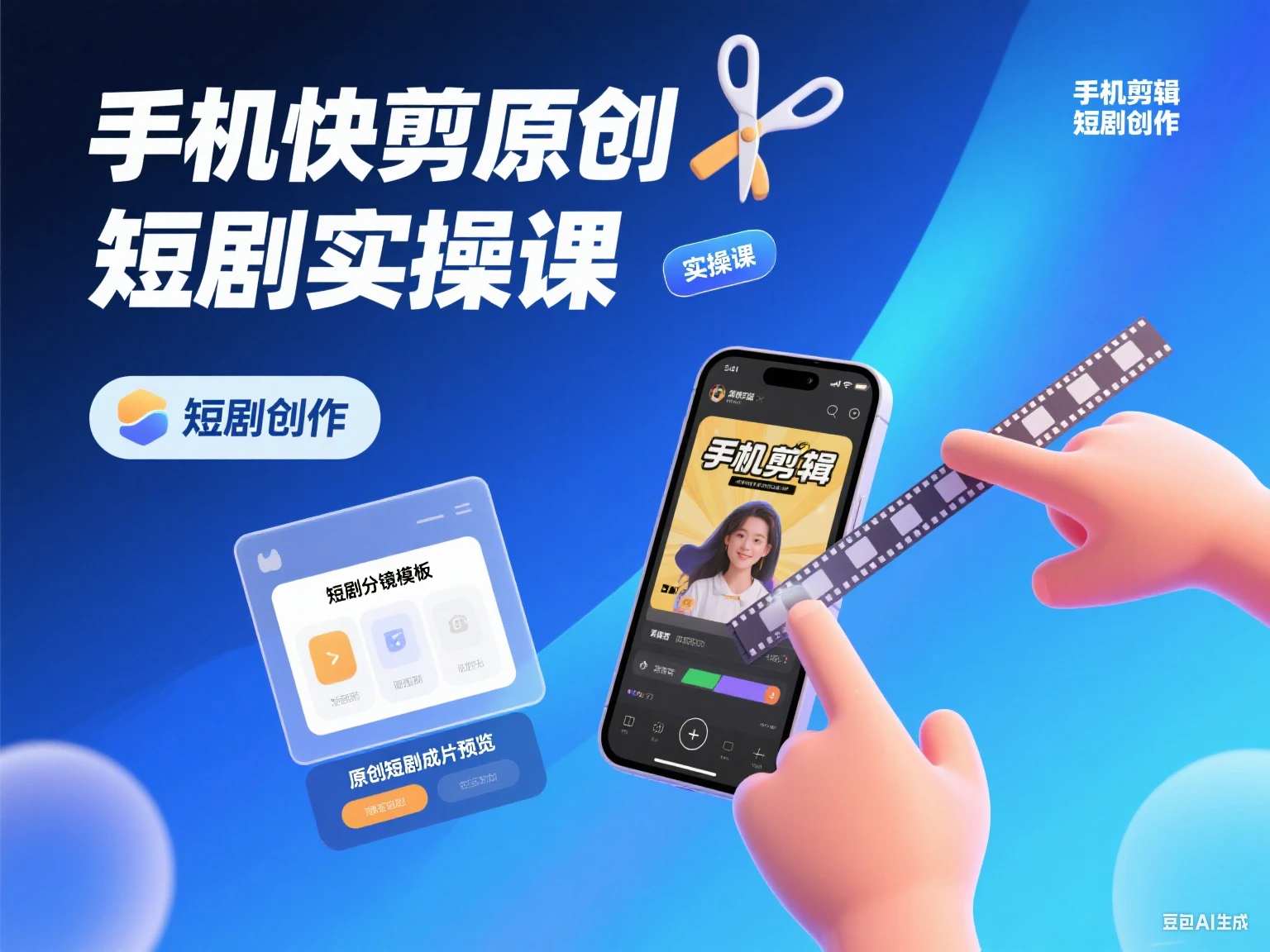 手机快剪原创短剧实操课-资源之家 手机快剪原创短剧实操课-资源之家