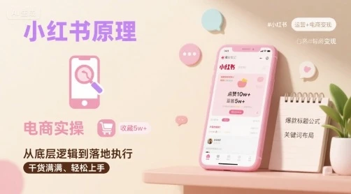 【精】小红书原理以及详细实操流程，小红书电商教程