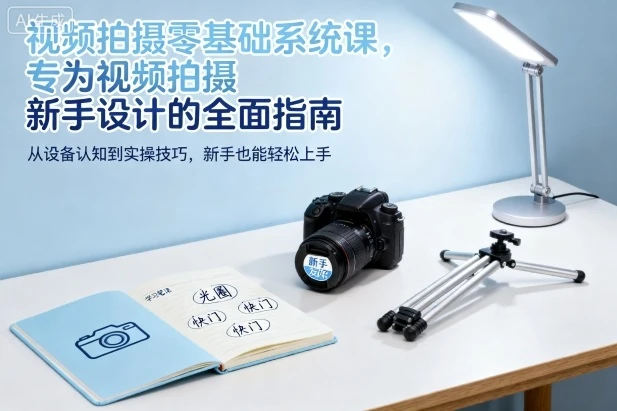 【精】视频拍摄零基础系统课,专为视频拍摄新手设计的全面指南-资源之家 【精】视频拍摄零基础系统课,专为视频拍摄新手设计的全面指南-资源之家