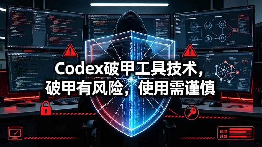 (19533期)Codex破甲工具技术,破甲有风险,使用需谨慎
