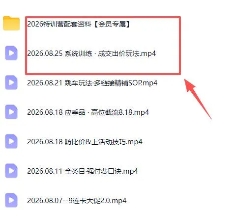 （20092期）拼多多实战特训营(更新26年0827)：不管是新手入门或老商家冲量，都有实操方法，跟着学，少走弯路