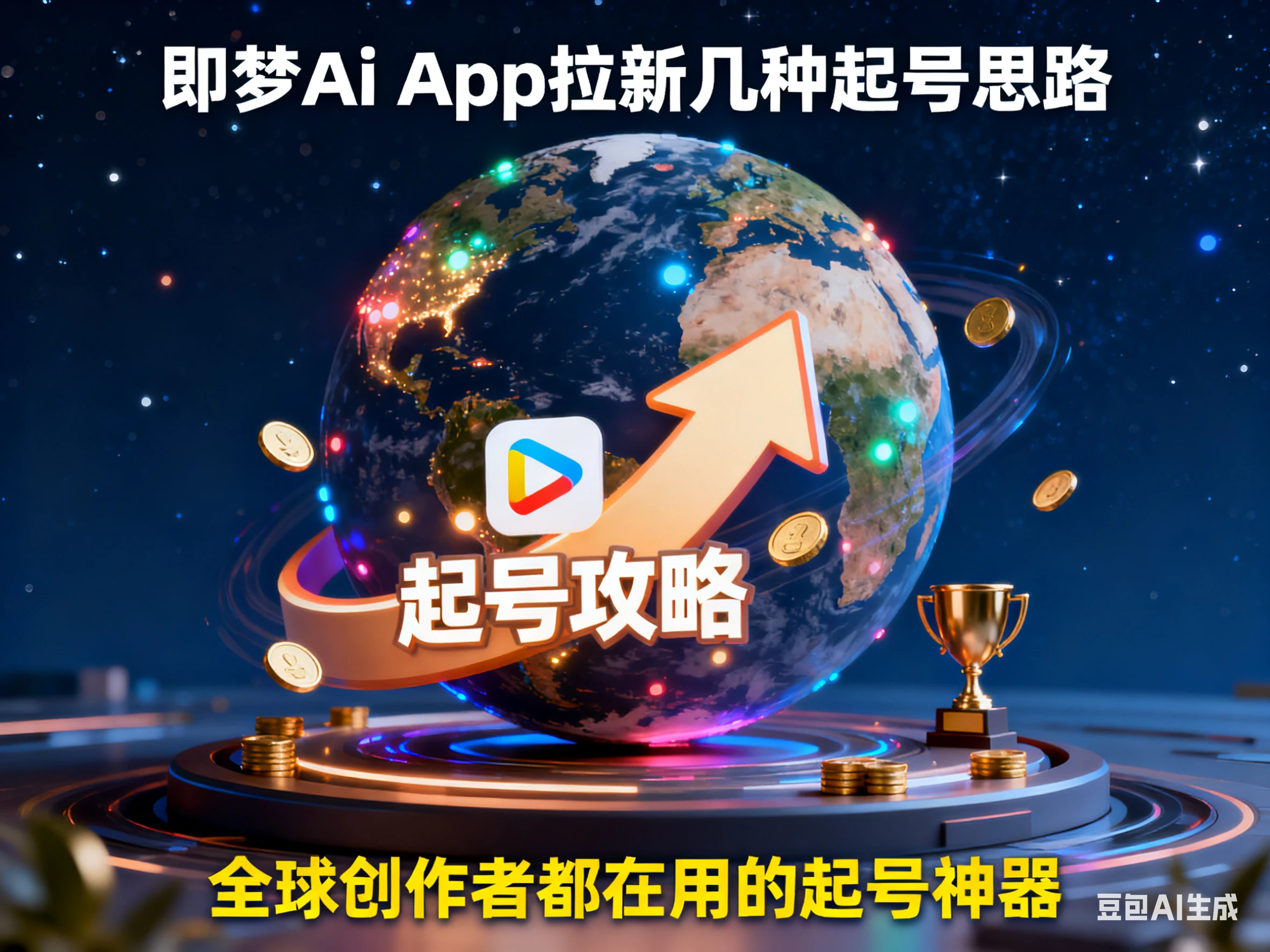 即梦Ai App拉新几种起号思路