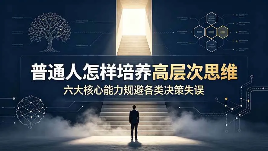 (19479期)付费文章:普通人怎样培养高层次思维,六大核心能力规避各类决策失误 (19479期)付费文章:普通人怎样培养高层次思维,六大核心能力规避各类决策失误