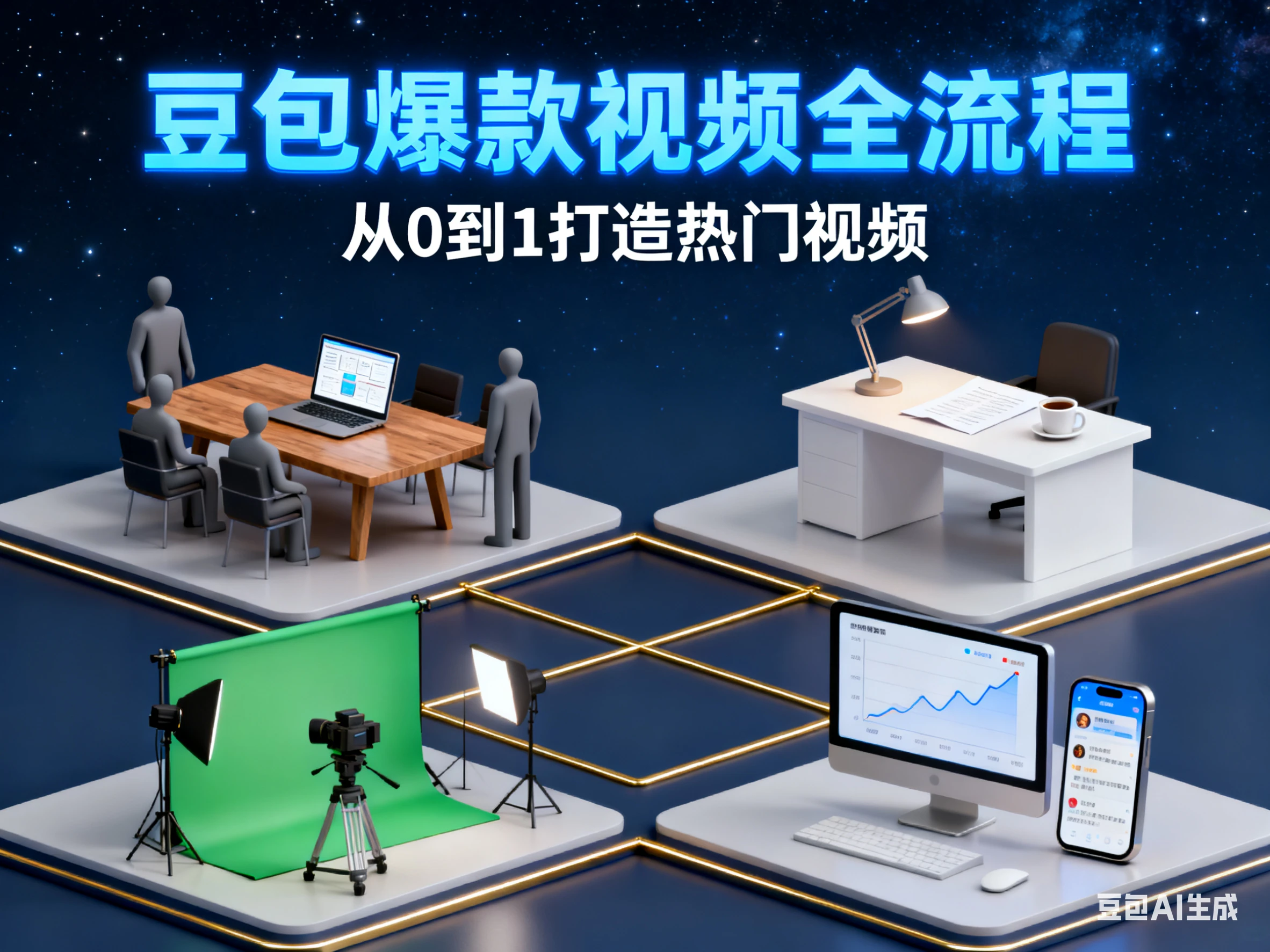 豆包爆款视频全流程