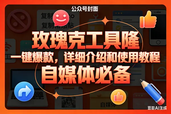 （17297期）玫瑰克隆工具，ai鲁大魔，自媒体必备神器，一键爆款神器，详细教程。