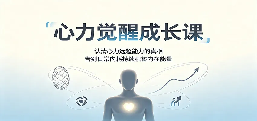心力觉醒成长课:认清心力远超能力的真相,告别日常内耗持续积蓄内在能量 心力觉醒成长课:认清心力远超能力的真相,告别日常内耗持续积蓄内在能量