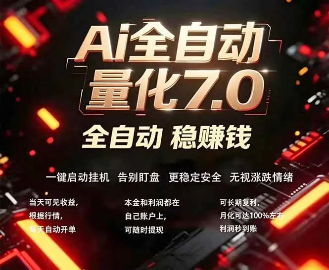 (19420期)EA黄金量化7.0 ,24小时全自动挣美金,小白轻松操作,日入1000+ (19420期)EA黄金量化7.0 ,24小时全自动挣美金,小白轻松操作,日入1000+