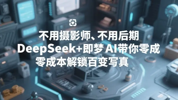 不用摄影师、不用后期，DeepSeek+即梦AI带你零成本解锁百变写真！