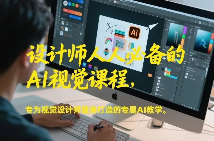 【精】设计师人人必备的AI视觉课程，专为视觉设计师量身打造的专属AI教学