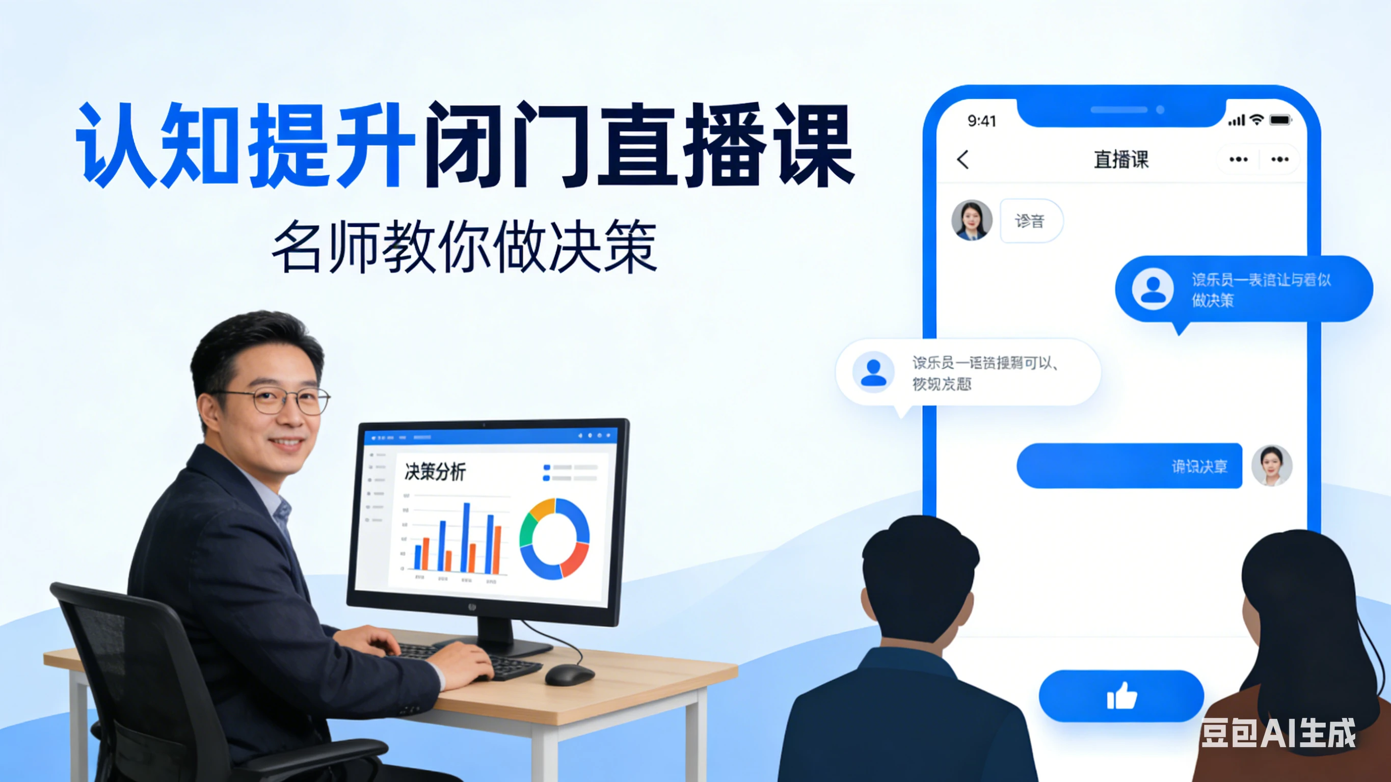 【精】王培霖认知提升闭门直播课,名师教你做决策