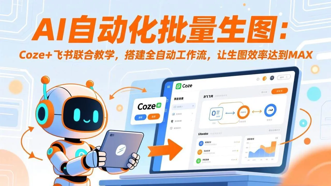 （17575期）AI自动化批量生图：Coze+飞书联合教学，搭建全自动工作流，让生图效率达到MAX-资源之家