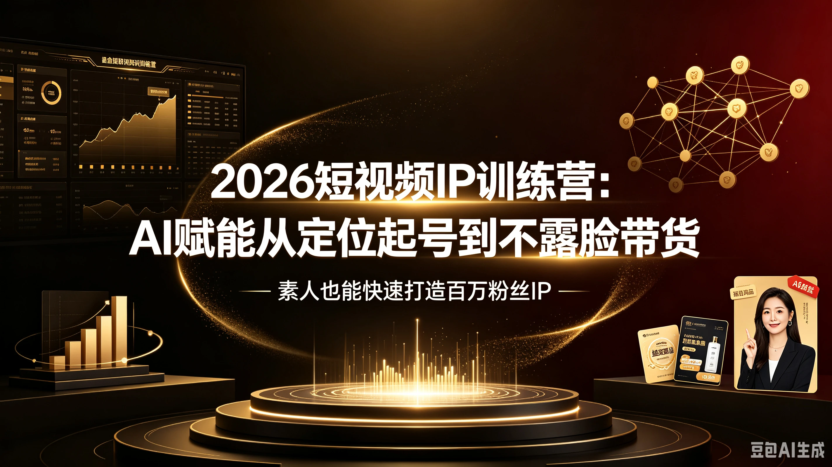 【精】2026短视频IP训练营:AI赋能从定位起号到不露脸带货,素人也能快速打造百万粉丝IP 【精】2026短视频IP训练营:AI赋能从定位起号到不露脸带货,素人也能快速打造百万粉丝IP