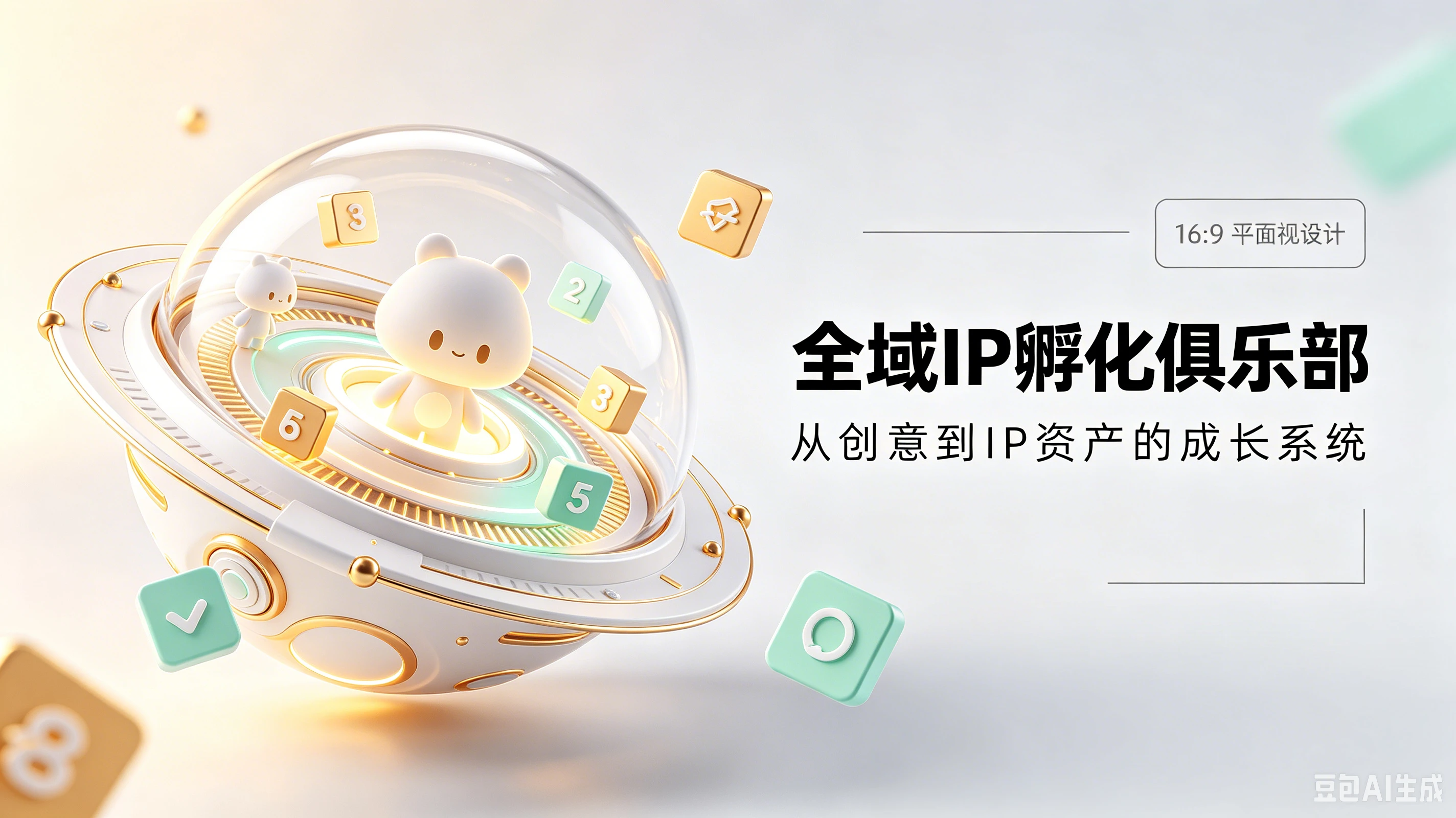 【精】全域IP孵化俱乐部，从创意到IP资产的成长系统