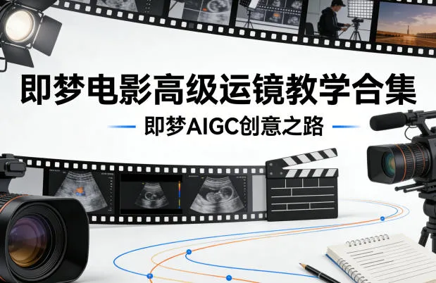 即梦电影高级运镜教学合集，即梦AIGC创意之路