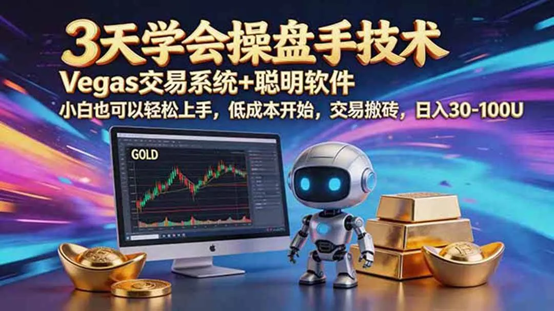 (19005期)三天学会操盘手技术,vegas技术+聪明软件,小白也可以轻松上手,日入500+-资源之家 (19005期)三天学会操盘手技术,vegas技术+聪明软件,小白也可以轻松上手,日入500+-资源之家