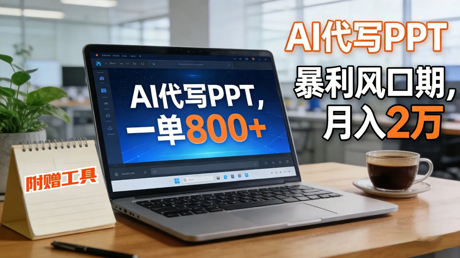 AI 代写做 PPT!一单狂赚 800+,风口期月入 2 万(工具 + 提示词直接送) AI 代写做 PPT!一单狂赚 800+,风口期月入 2 万(工具 + 提示词直接送)