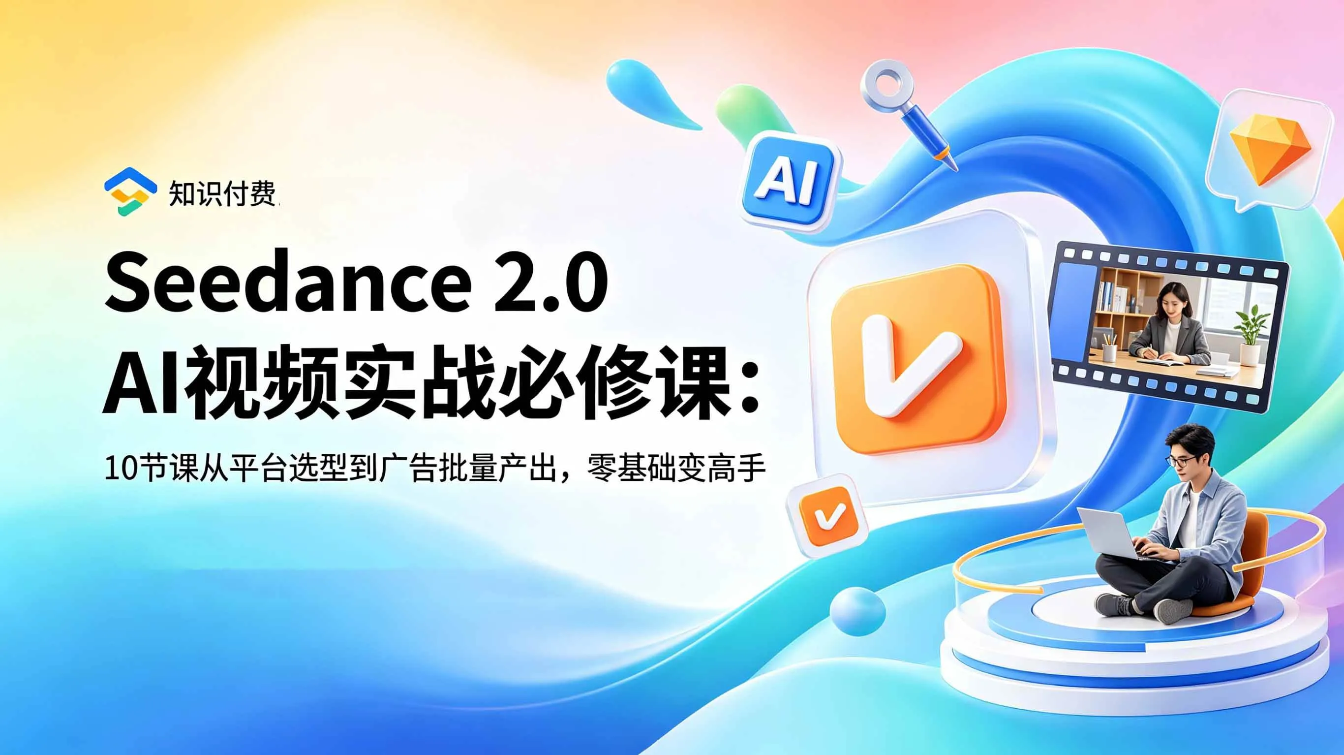 (18998期)Seedance 2.0 AI视频实战必修课:10节课从平台选型到广告批量产出,零基础变高手-资源之家 (18998期)Seedance 2.0 AI视频实战必修课:10节课从平台选型到广告批量产出,零基础变高手-资源之家