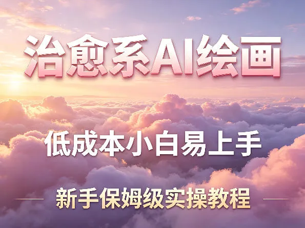 治愈系AI绘画提示词项目,低成本小白易上手,每天10分钟,新手保姆级实操教程 治愈系AI绘画提示词项目,低成本小白易上手,每天10分钟,新手保姆级实操教程