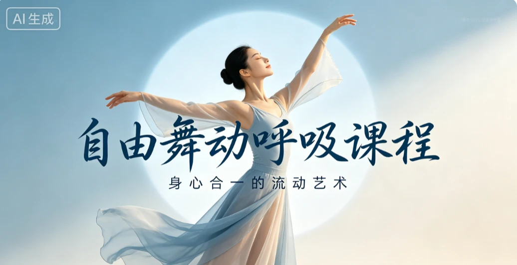 【精】自由舞动呼吸课程，身心合一的流动艺术