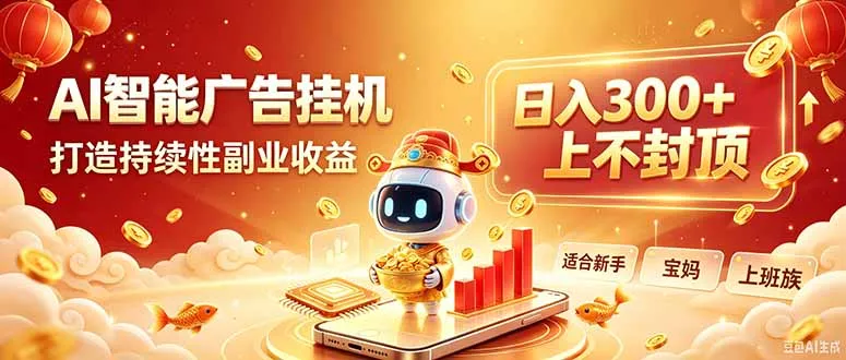 告别手动干活！AI自动化，解锁线上被动收益