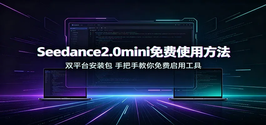 Seedance2.0mini免费使用方法：双平台安装包，手把手教你免费启用工具