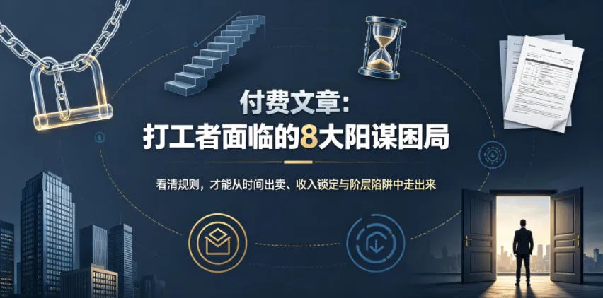 付费文章:打工者面临的8大阳谋困局 付费文章:打工者面临的8大阳谋困局