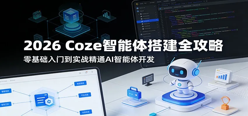 2026 Coze智能体搭建全攻略：零基础入门到实战精通AI智能体开发