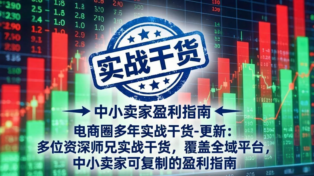 (18534期)电商圈多年实战干货-更新5月20:多位资深师兄实战干货/覆盖全域平台,中小卖家可复制的盈利指南 (18534期)电商圈多年实战干货-更新5月20:多位资深师兄实战干货/覆盖全域平台,中小卖家可复制的盈利指南
