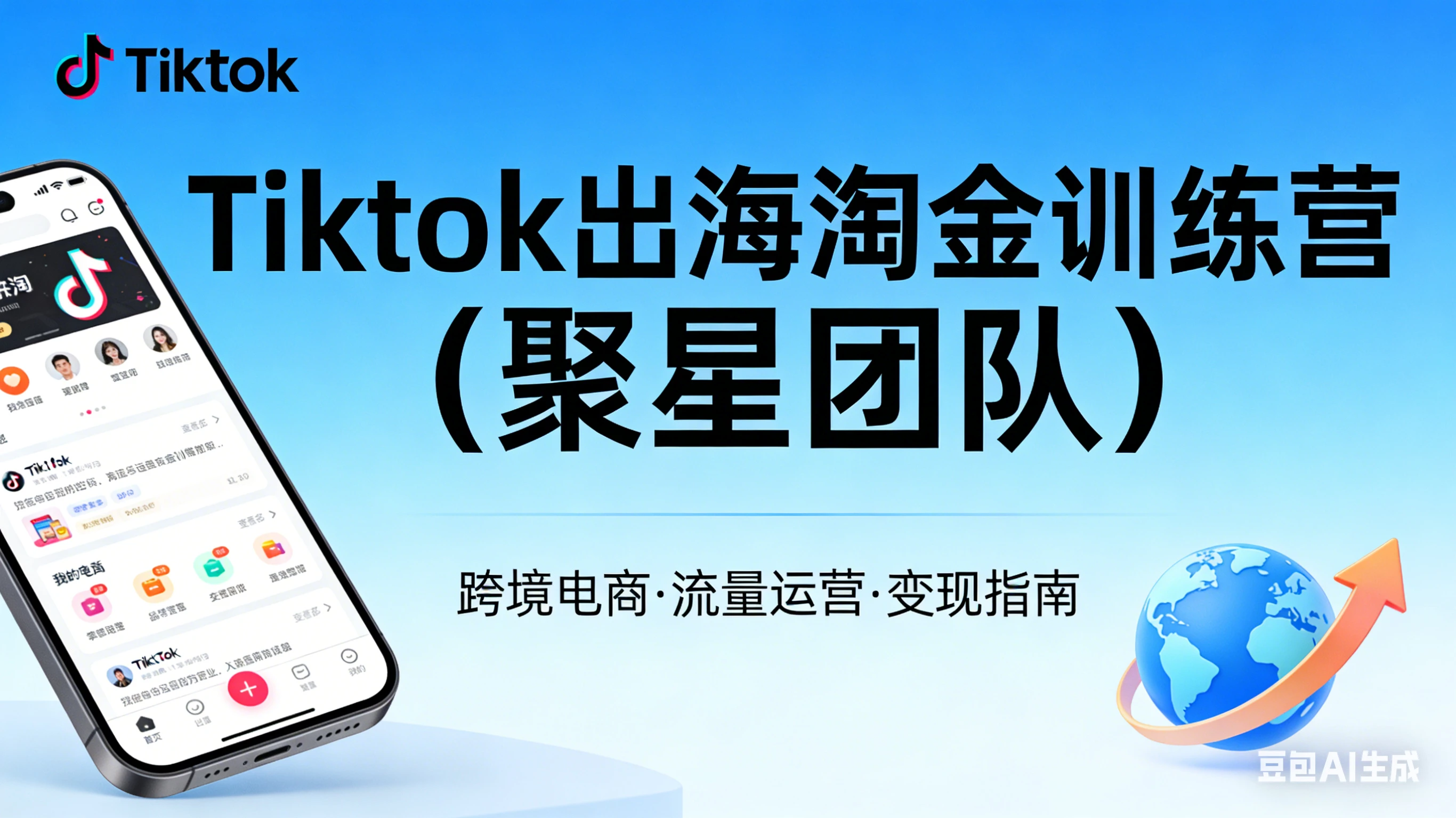 【精】Tiktok出海淘金训练营(聚星团队)