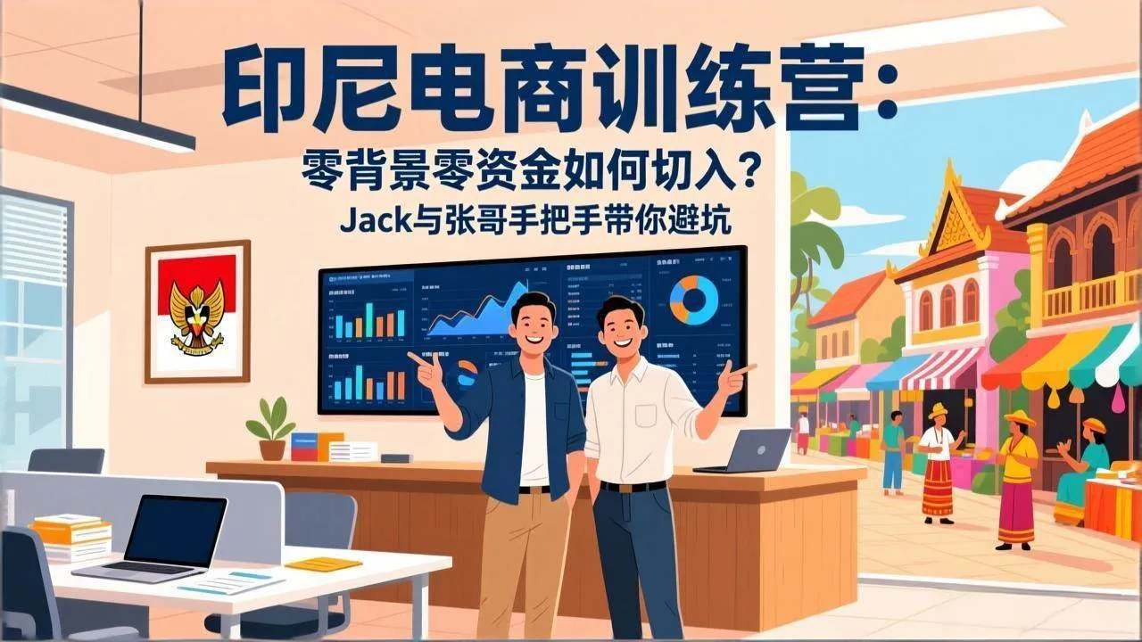 (17533期)印尼电商训练营:零背景零资金如何切入?Jack与张哥手把手带你避坑-资源之家 (17533期)印尼电商训练营:零背景零资金如何切入?Jack与张哥手把手带你避坑-资源之家