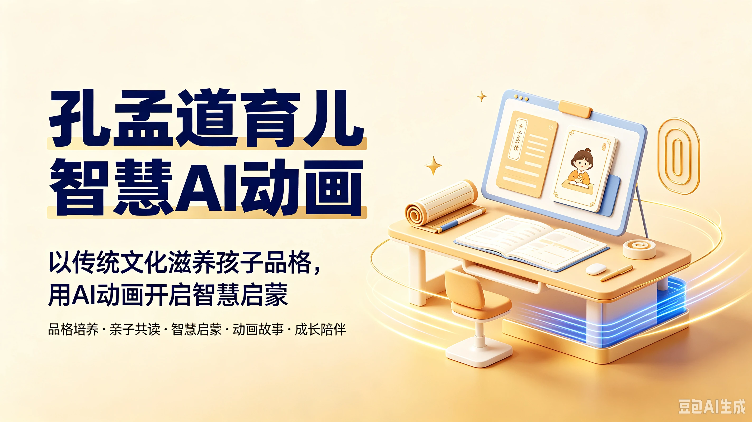 【精】孔孟道育儿智慧AI动画,以传统文化滋养孩子品格,用AI动画开启智慧启蒙,品格培养、亲子共读、智慧启蒙、动画故事、成长陪伴 【精】孔孟道育儿智慧AI动画,以传统文化滋养孩子品格,用AI动画开启智慧启蒙,品格培养、亲子共读、智慧启蒙、动画故事、成长陪伴