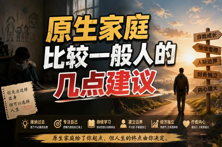 付费文章:给原生家庭比较一般人的几点建议 付费文章:给原生家庭比较一般人的几点建议