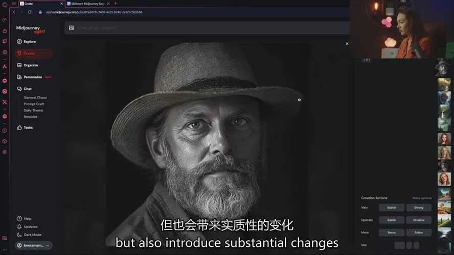 Midjourney AI图像创作课：提示词设计，风格探索，零基础掌握AI绘画核心技能-资源之家