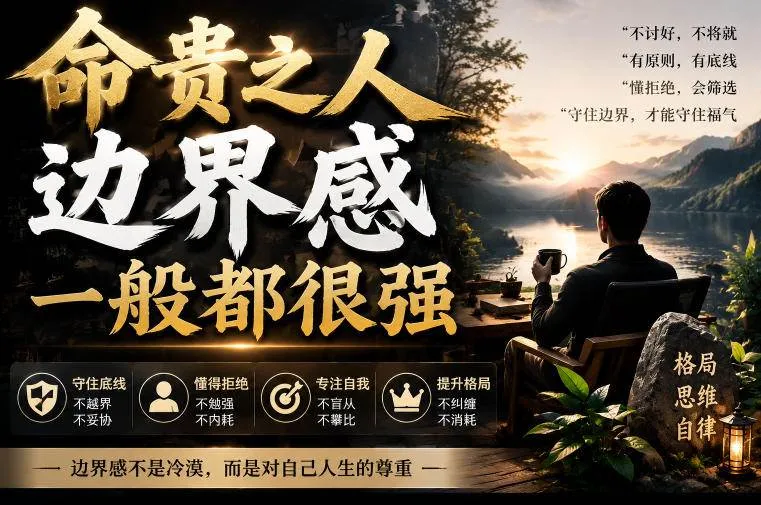 (19588期)付费文章:命贵之人,边界感一般都很强,从五大维度拆解建立强边界的实操方法 (19588期)付费文章:命贵之人,边界感一般都很强,从五大维度拆解建立强边界的实操方法