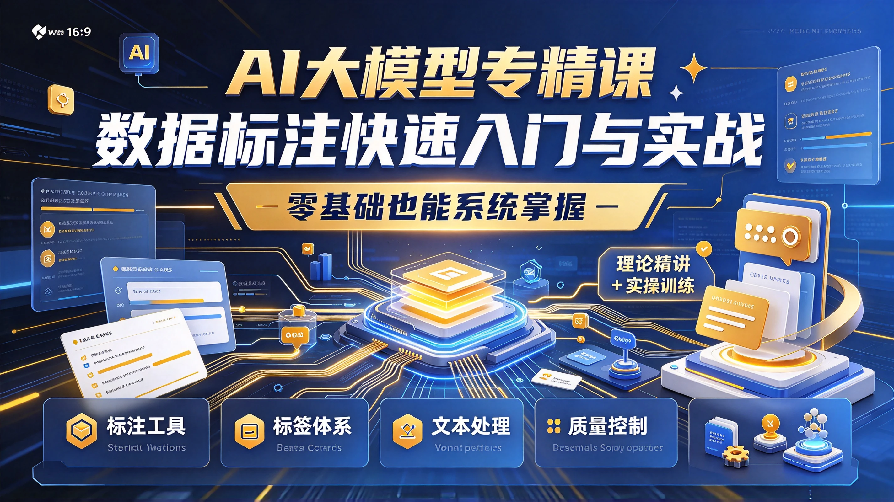【精】AI大模型专精课,数据标注快速入门与实战,零基础也能系统掌握-资源之家 【精】AI大模型专精课,数据标注快速入门与实战,零基础也能系统掌握-资源之家