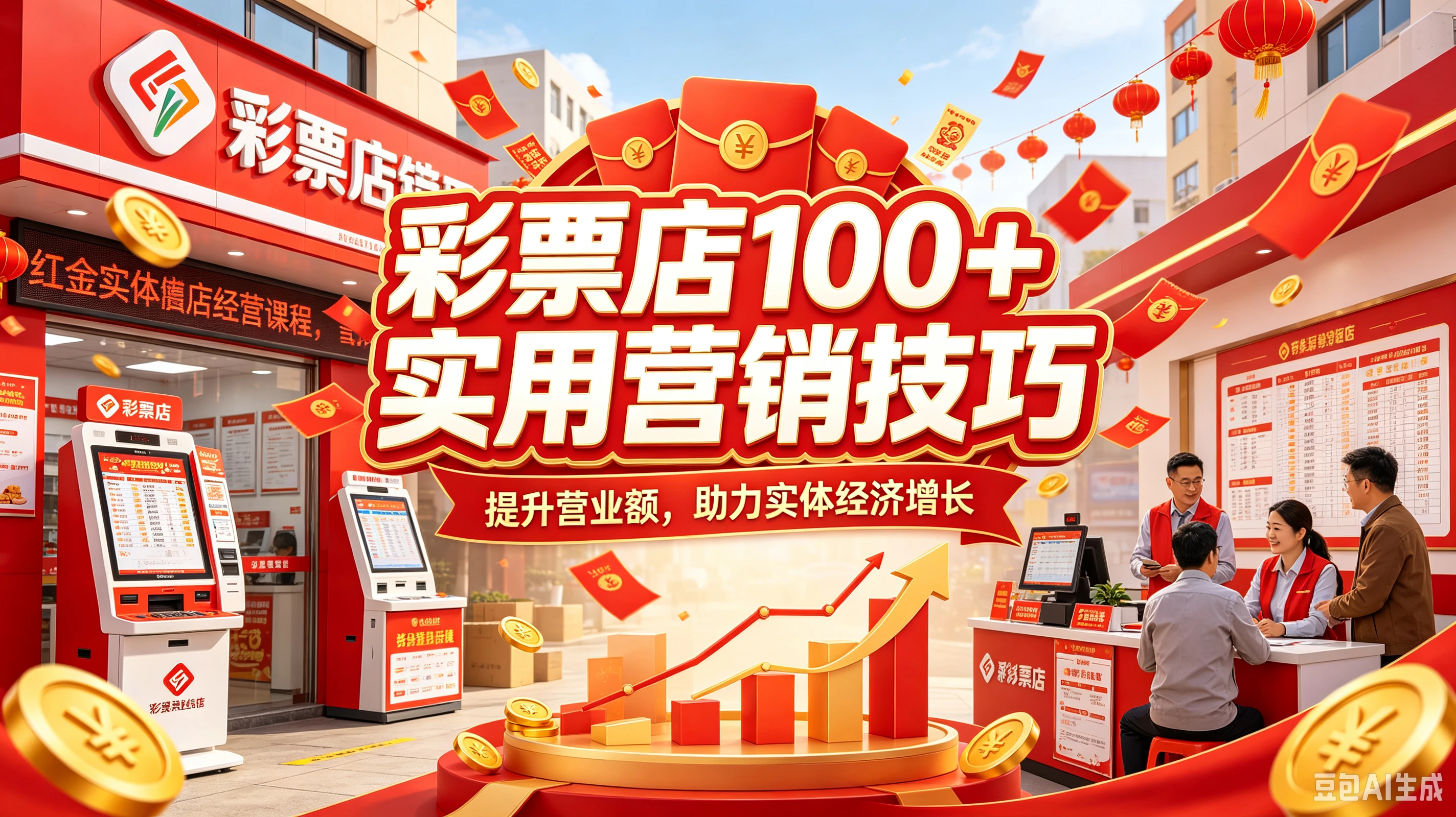 【精】彩票店100+实用营销技巧，提到营业额，助力实体经济增长