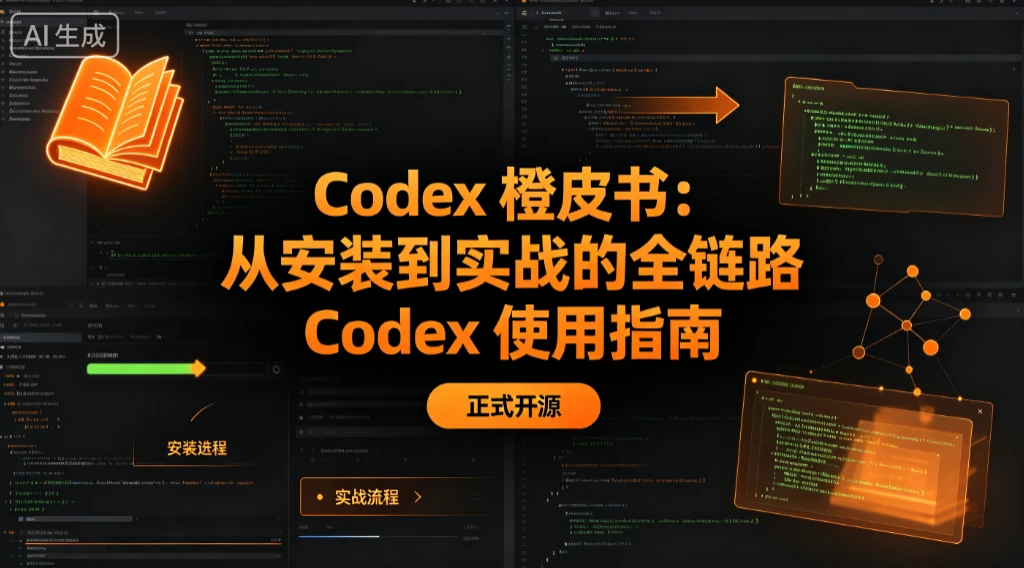 【精】Codex 橙皮书：从安装到实战的全链路 Codex 使用指南正式开源