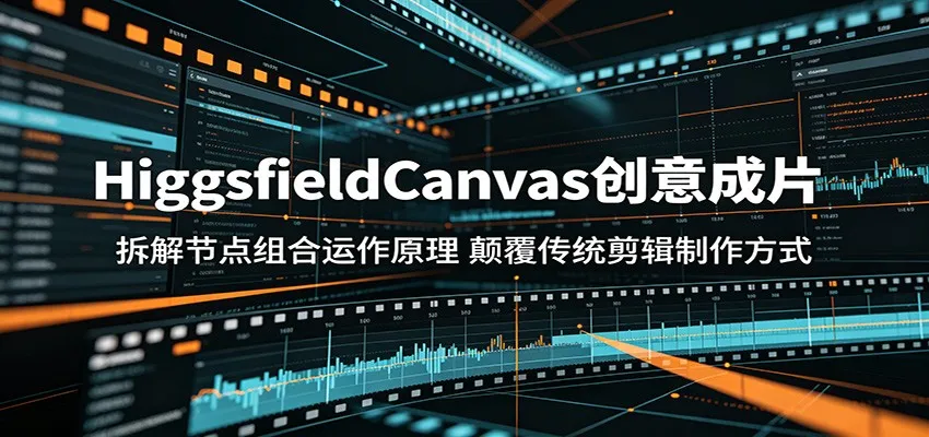 HiggsfieldCanvas创意成片:拆解节点组合运作原理,颠覆传统剪辑制作方式 HiggsfieldCanvas创意成片:拆解节点组合运作原理,颠覆传统剪辑制作方式