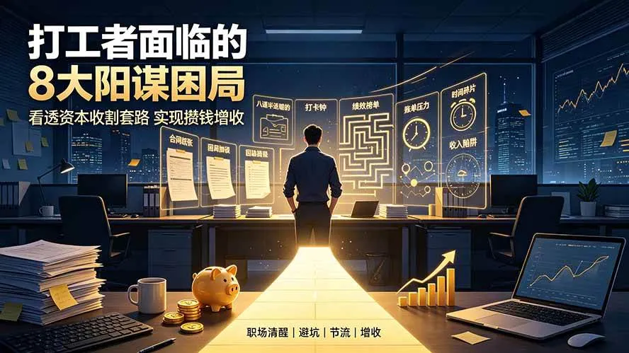 (19448期)付费文章:打工者面临的8大阳谋困局,看透资本收割套路实现攒钱增收 (19448期)付费文章:打工者面临的8大阳谋困局,看透资本收割套路实现攒钱增收