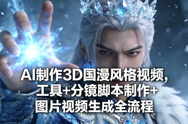 AI制作3D国漫风格视频,工具+分镜脚本制作+图片视频生成全流程 AI制作3D国漫风格视频,工具+分镜脚本制作+图片视频生成全流程