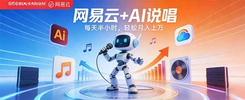 （17627期）网易云+AI说唱，每天半小时，轻松月入上万-资源之家