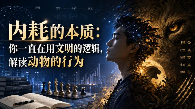 付费文章:内耗的本质:你一直在用文明的逻辑,解读动物的行为