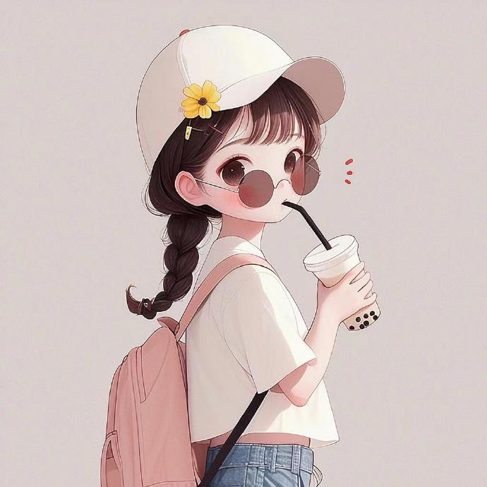 青春有活力的女生头像